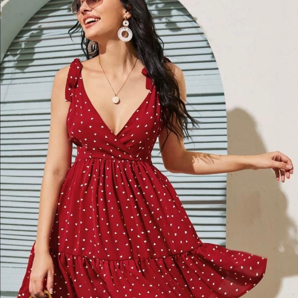 Polka dot summer dress